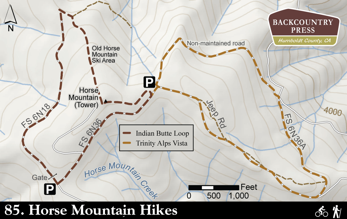Hiking Horse Mountain